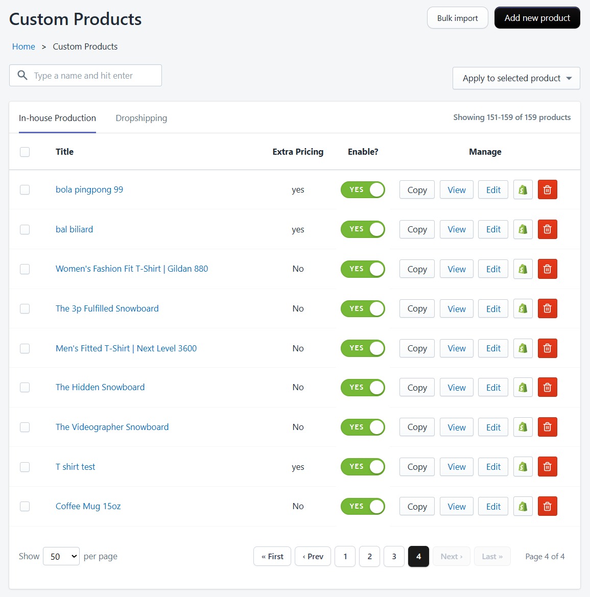 Screenshot of the Shopify authorization/permissions page when installing Podmaster