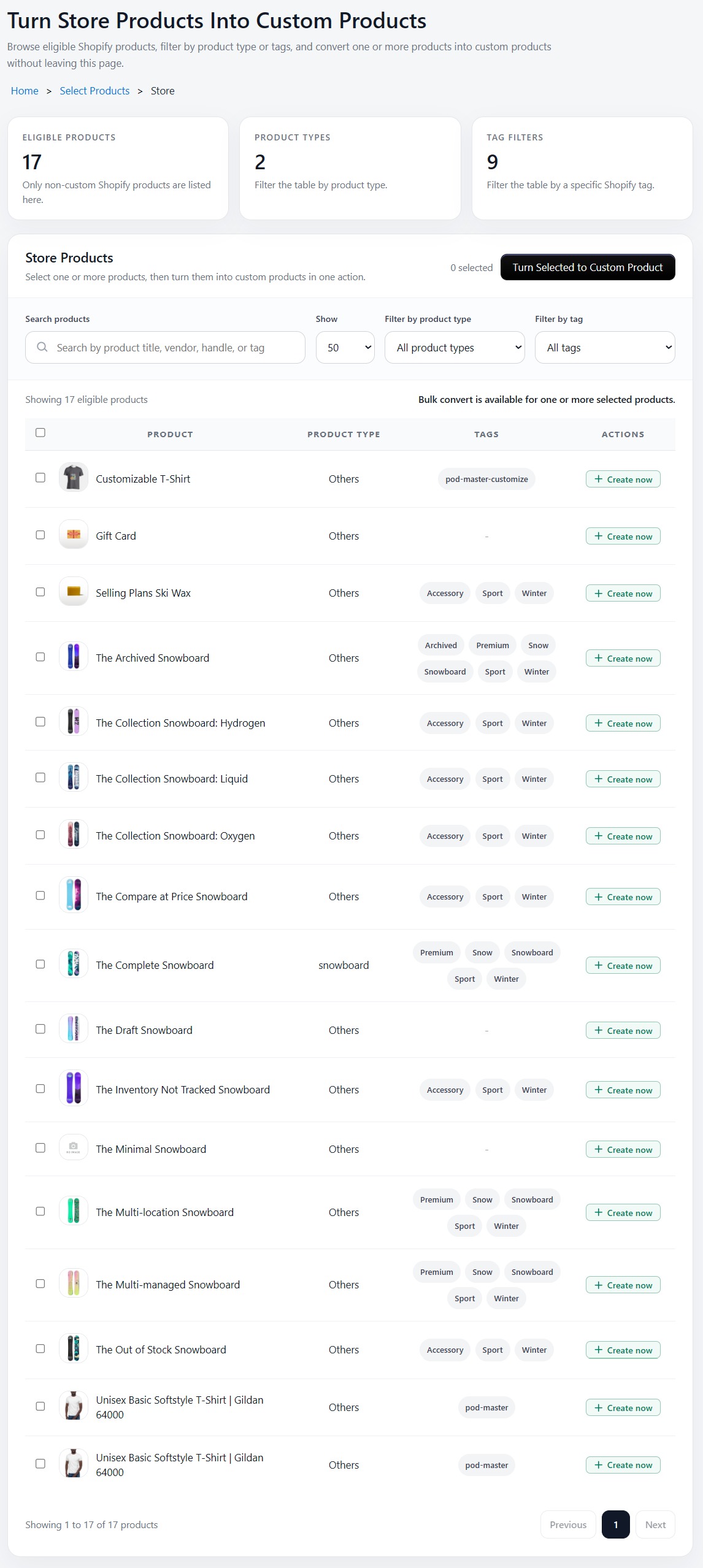 Screenshot of the Shopify authorization/permissions page when installing Podmaster